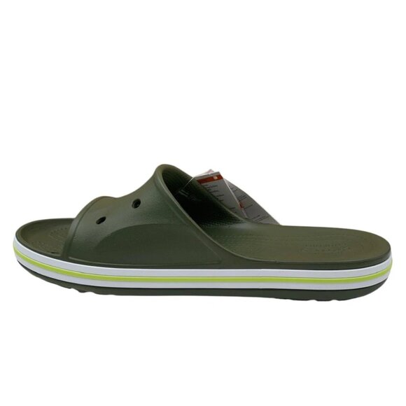 Crocs Bayaband Men\'s Slide Sandals Size 10-11 Army Green‎ Water Friendly main image 11